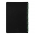 Блокнот на двойной пружине HELIX, 143 х 205 мм, черный, блок в линейку Блокнот на двойной пружине HELIX, 143 х 205 мм, черный, блок в линейку