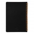 Блокнот на двойной пружине HELIX, 143 х 205 мм, черный, блок в линейку Блокнот на двойной пружине HELIX, 143 х 205 мм, черный, блок в линейку