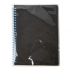 Блокнот на двойной пружине HELIX, 143 х 205 мм, черный, блок в линейку Блокнот на двойной пружине HELIX, 143 х 205 мм, черный, блок в линейку