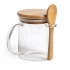 Кружка KIPAL, боросиликатное стекло, бамбук Кружка KIPAL, боросиликатное стекло, бамбук
