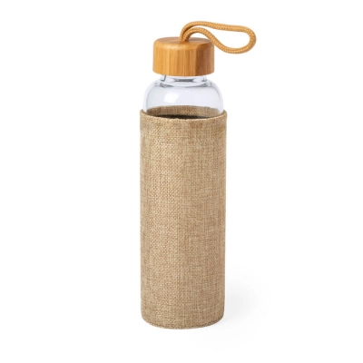 
                                                Water bottle KASFOL, glass, bamboo, 500 ml
                                                