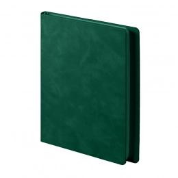 Undated A5 Solas diary with a magnet, green cover, cream lined pages.
