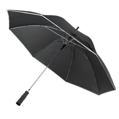 
                                                Reflect umbrella-cane, mechanical, eponge, black with reflective trim in a case with a handle.
                                                
