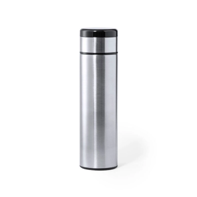 
                                                Thermos KAUCEX with strainer and temperature indicator; stainless steel; 420 ml, 24x6.5cm
                                                