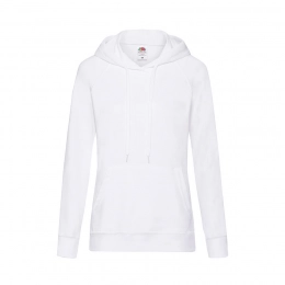 Women's sweatshirt ''LIGHTWEIGHT'', white_XS, 80% cotton, 20% polyester, 240 g / m2