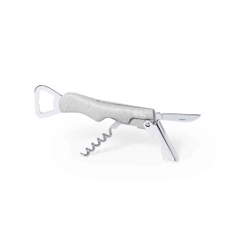 Corkscrew with opener multifunctional LAVIP; 4x13.6x2cm, stainless steel, plastic