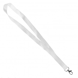 Ланьярд NECK, белый, полиэстер, 2х50 см