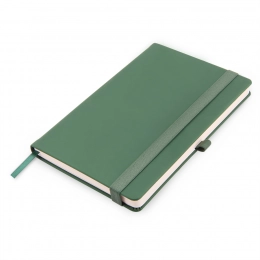 A5 FLIPPY business notebook, blue, hardcover, in line