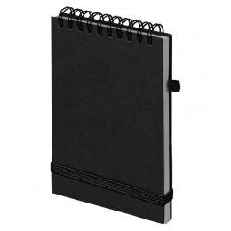 Блокнот на спирали MEMO PAD, размер 95х145 мм, бежевый, блок в клетку