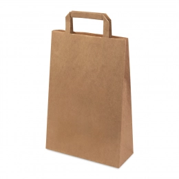 QUADRATA S paper bag, kraft, density 80 g/m2, 33x22x9 cm