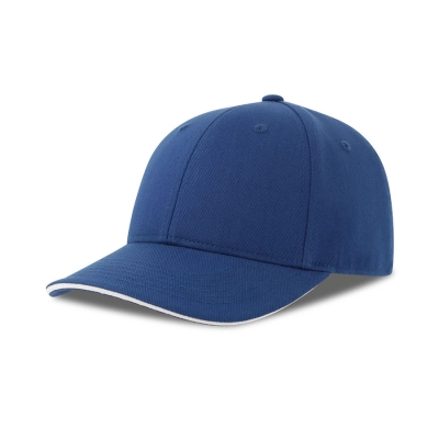 
                                                LIBERTY SANDWICH-S 270 organic cotton baseball cap, 6 panels, sandwich bill, metal closure.
                                                