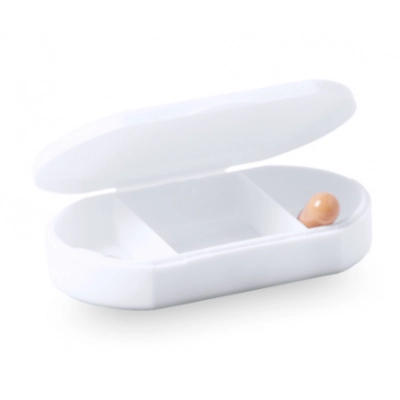 
                                            Витаминница TRIZONE, 3 отсека; 6 x 1.3 x 3.9 см; пластик, белая
                                            