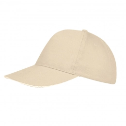 SUNNY baseball cap, 5 wedges, Velcro closure