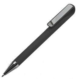 Ballpoint pen GLOSSY GUN with soft touch coating.