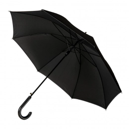 OXFORD folding umbrella, handle made of artificial leather, semi-automatic