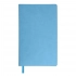 Бизнес-блокнот FUNKY А5, голубой, серый форзац, мягкая обложка, в линейку Бизнес-блокнот FUNKY А5, голубой, серый форзац, мягкая обложка, в линейку