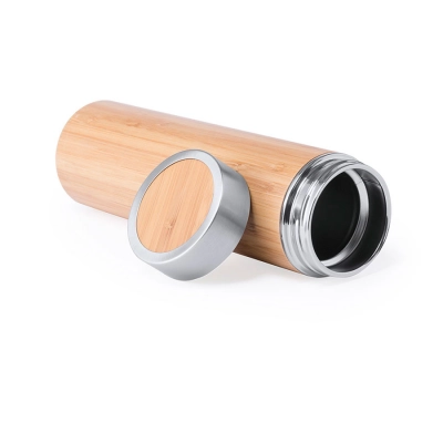 
                                                MOLTEX water bottle 500 ml, stainless steel, bamboo
                                                