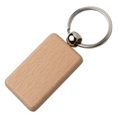 
                                            TIMBER RECTANGLE keychain; 5.2 x 3.2 x 0.7 cm; wood; engraving
                                            