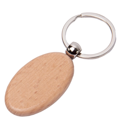 
                                            TIMBER OVAL keychain; 5.2 x 3.2 cm; wood; engraving
                                            