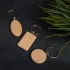 Брелок TIMBER OVAL; 5,2 x 3,2 см; дерево; гравировка Брелок TIMBER OVAL; 5,2 x 3,2 см; дерево; гравировка