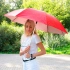 SILVER umbrella-cane, plastic handle, semiautomatic device SILVER umbrella-cane, plastic handle, semiautomatic device
