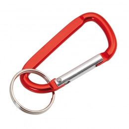 Carabiner ZOKO, red, aluminum