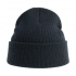 Шапка вязаная RIO с отворотом из материала rPET/рециклированного полиэстера Шапка вязаная RIO с отворотом из материала rPET/рециклированного полиэстера