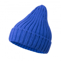 Beanie knitted hat with TIES© half-wool