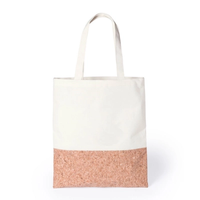 
                                                TARLA shopping bag with cork detail
                                                