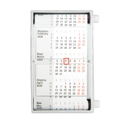 Table calendar for advertising inserts