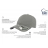 Baseball cap with NFC tag in the visor GREEN CAP 265 made of organic cotton