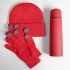 Набор подарочный GET WARM: перчатки, шапка, термос; зеленый Набор подарочный GET WARM: перчатки, шапка, термос; зеленый