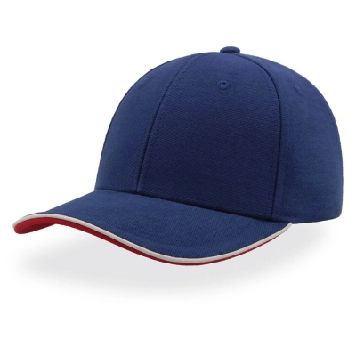 
                                                PIPING SANDWICH Baseball Cap, 6 Wedges, Metal Closure
                                                