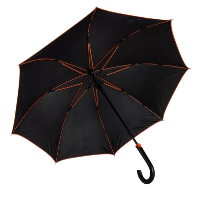 
                                            Umbrella-cane BACK TO BLACK, plastic handle, semi-automatic
                                            