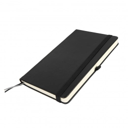 Бизнес-блокнот GLORI, A5, серый, твердая обложка, в линейку