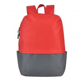 Eclat backpack, red/gray, 43 x 31 x 10 cm, 100% polyester 600D.