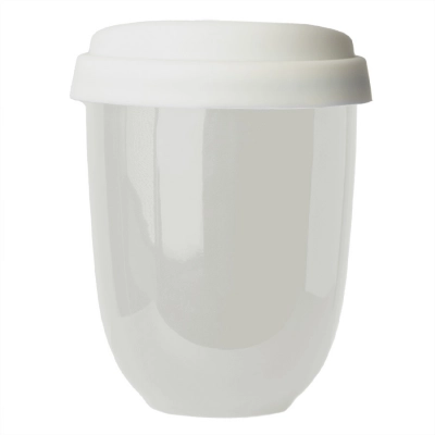 
                                            Стакан CAPSULA с крышкой, белый
                                            