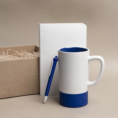 
                                                Набор подарочный ARTKITS: ежедневник, ручка, кружка с цветным дном, стружка, коробка, синий
                                                