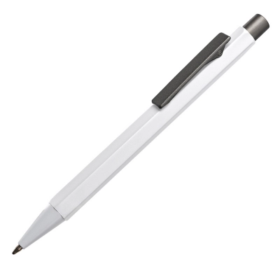 
                                                Ballpoint pen SCALEN, white/dark gray, metal, plastic.
                                                