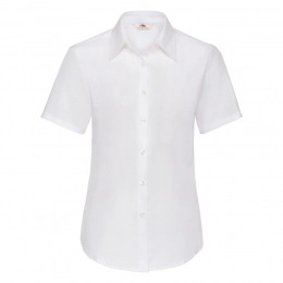Women's shirt SHORT SLEEVE OXFORD SHIRT LADY-FIT 130