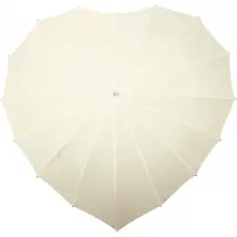 FALCONE Heart-shaped umbrella registered design Manual Windproof 110 cm