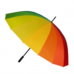 Зонт Rainbow ручной, ветроустойчивый, 125 см, разноцветный FALCONETTI
