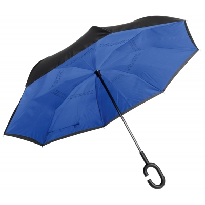 
                                            Stick umbrella FLIPPED, black, blue
                                            