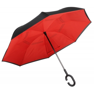 
                                            Stick umbrella FLIPPED, black, red
                                            