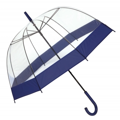 
                                            Dome shape umbrella HONEYMOON, blue, transparent
                                            