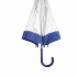 Зонт куполообразной формы HONEYMOON, синий, прозрачный Зонт куполообразной формы HONEYMOON, синий, прозрачный