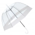 Зонтик куполообразной формы HONEYMOON, прозрачный, белый Зонтик куполообразной формы HONEYMOON, прозрачный, белый