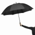 Windproof umbrella TORNADO, black