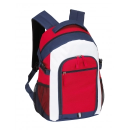 Backpack MARINA, blue, red, white