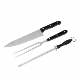 3-piece stainless steel carving set CARVE